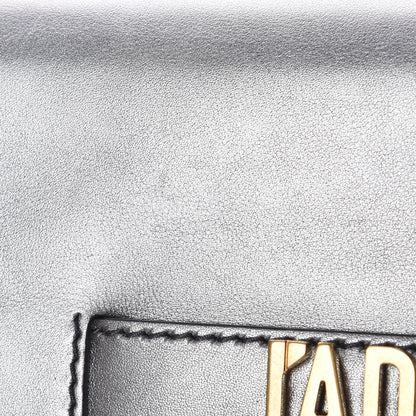 Christian Dior Metallic Calfskin J'adior Croisiere Chain Wallet Graphite 10 of 10
