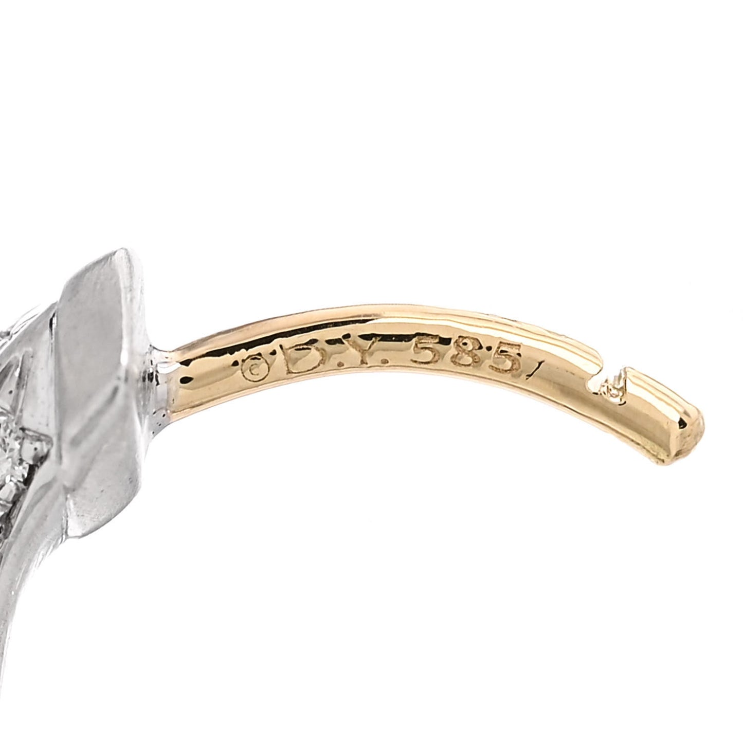 Sterling Silver Diamond Cable Edge Huggie Hoop Earrings