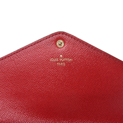 Louis Vuitton Damier Ebene Josephine Wallet Red 7 of 7
