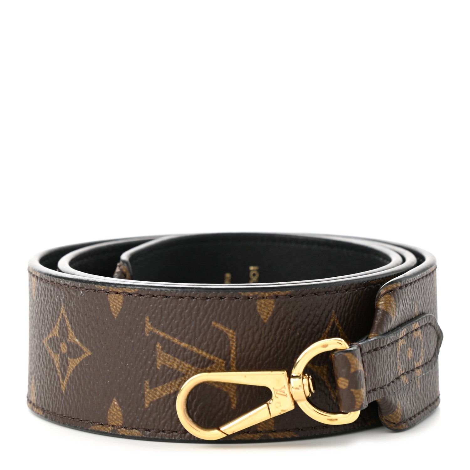 Louis Vuitton Monogram Bandouliere Shoulder Strap Black 1 of 12