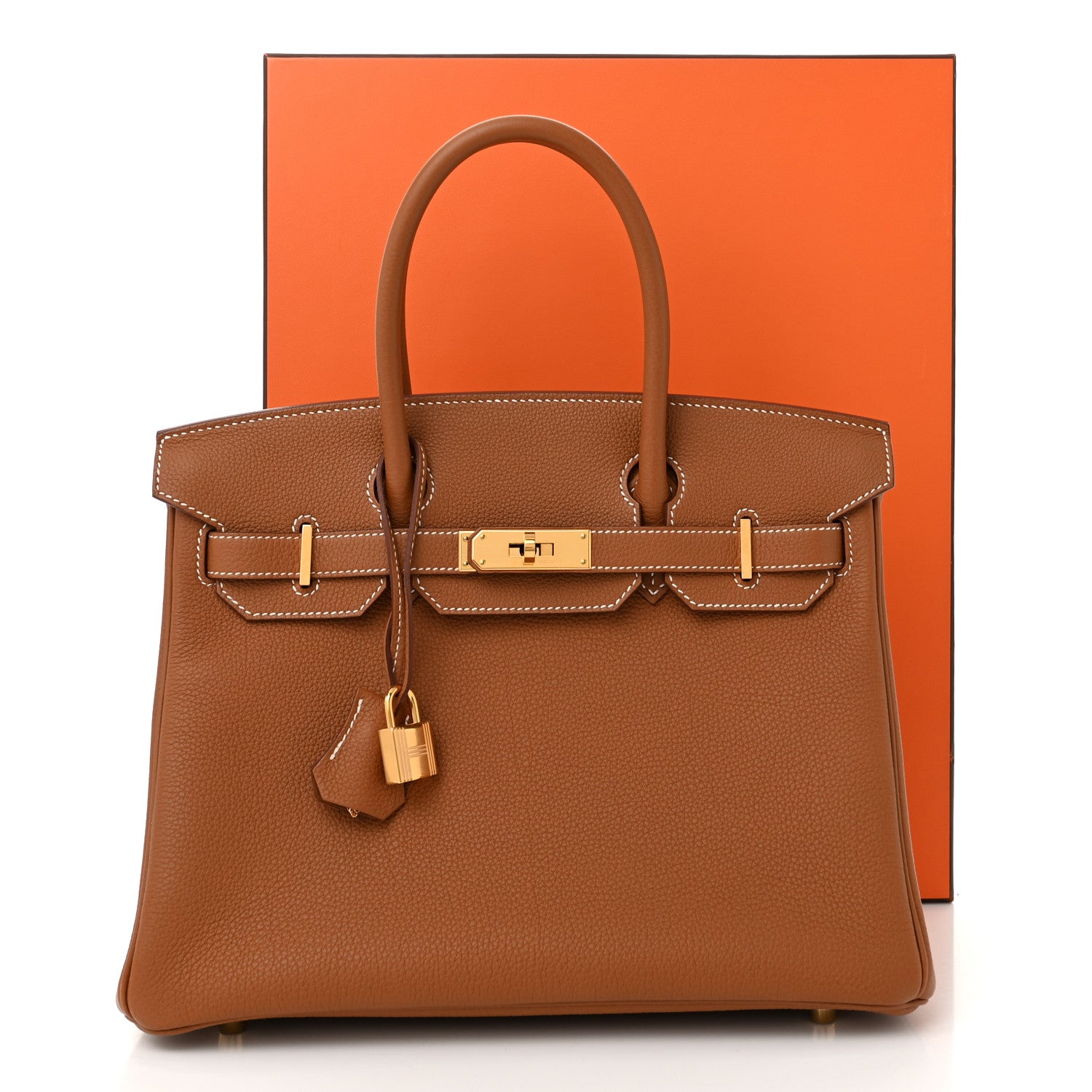 Hermes Togo BIRKIN 30 Gold 11 of 11