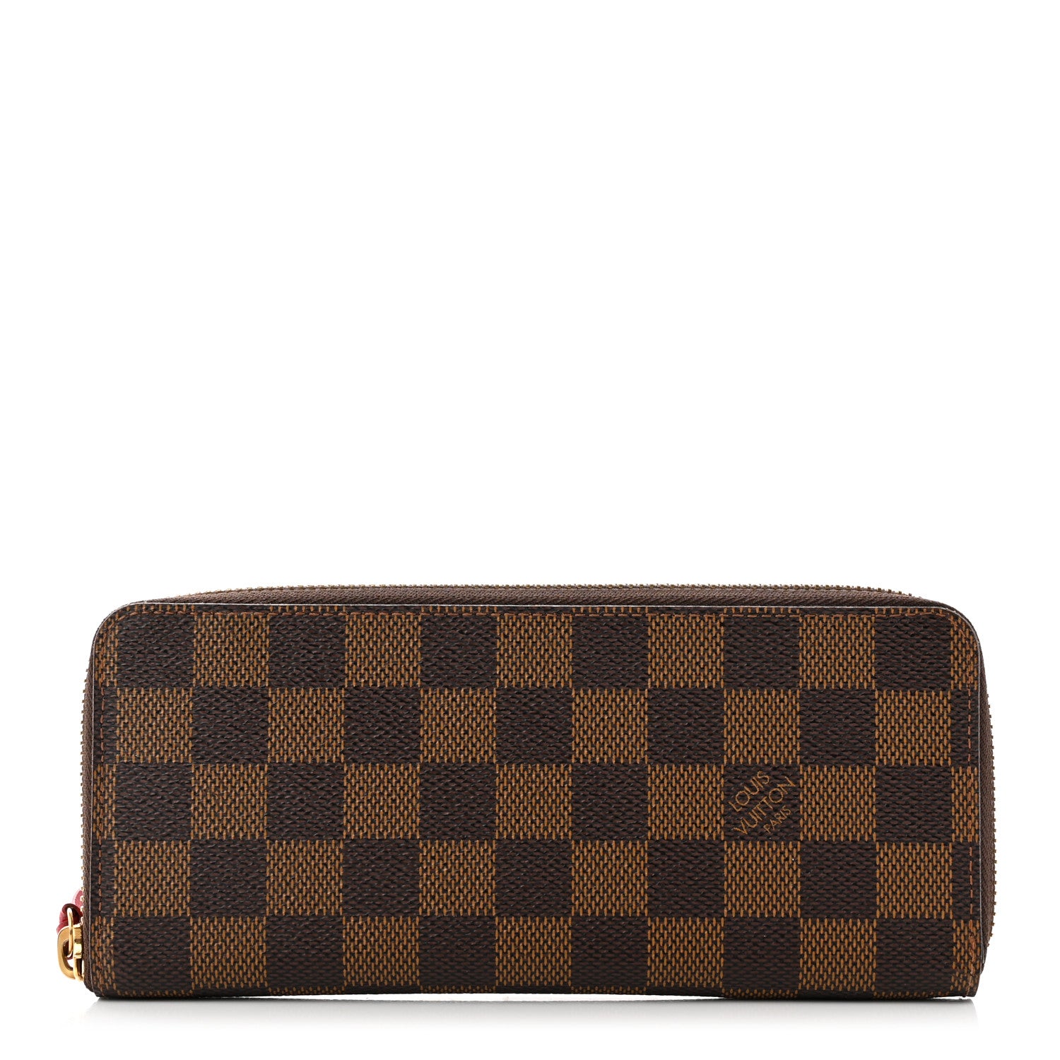 Louis Vuitton Damier Ebene Clemence Wallet Cherry 1 of 6