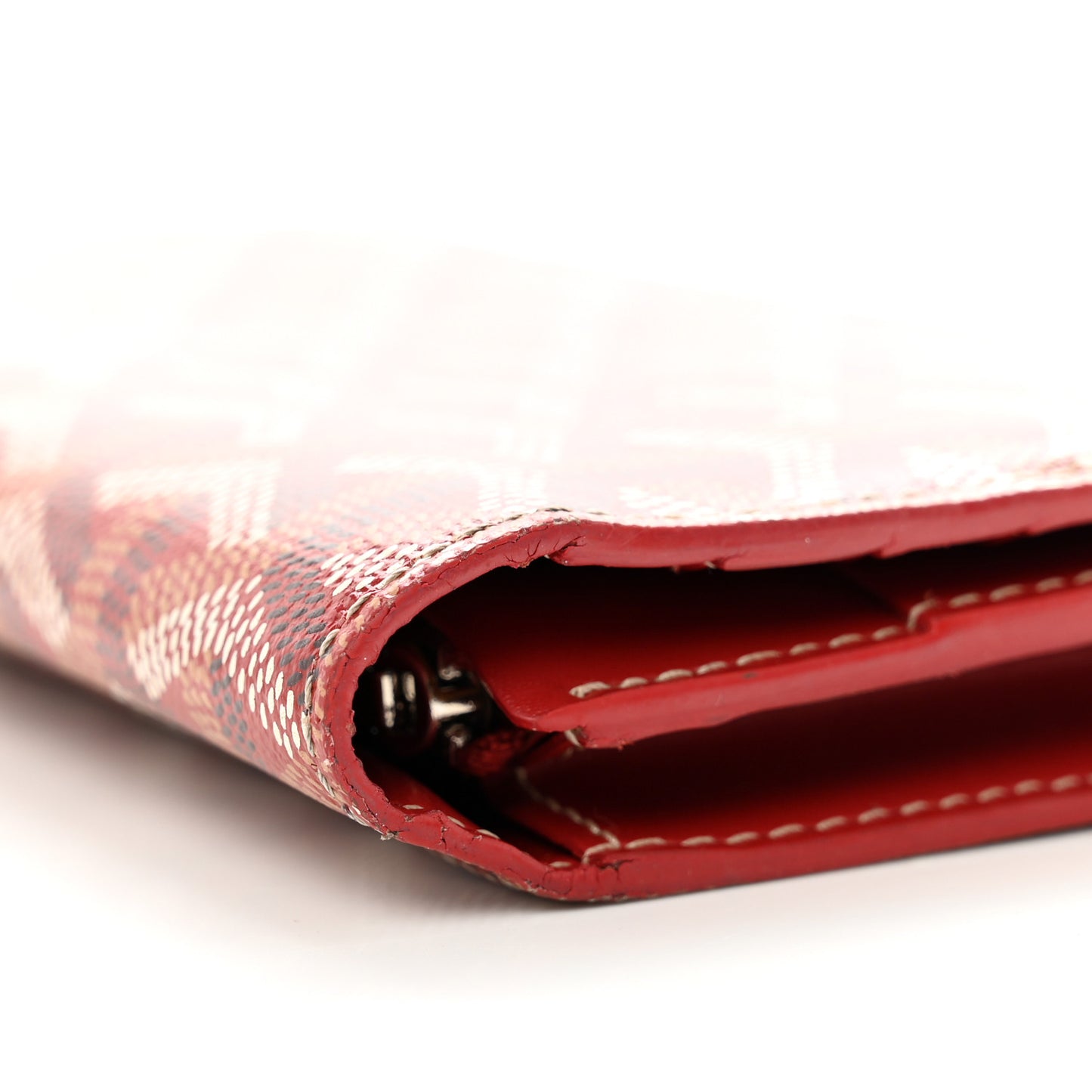 Goyardine Richelieu Wallet Red