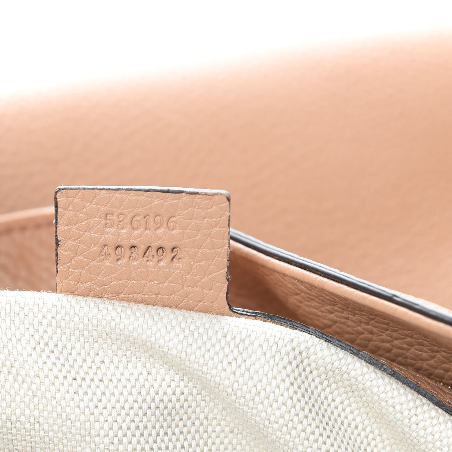 Gucci Pebbled Calfskin Medium Soho Chain Shoulder Bag Camelia 7 of 10