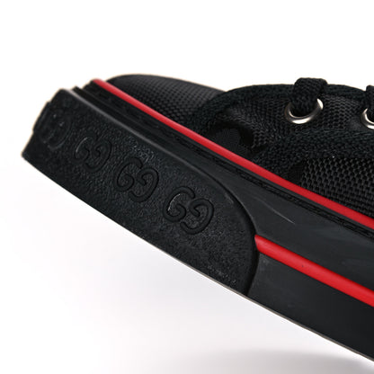 Gucci Econyl Nylon Web Monogram Off The Grid Womens 1977 Tennis High Top Sneakers 39.5 Black 11 of 15
