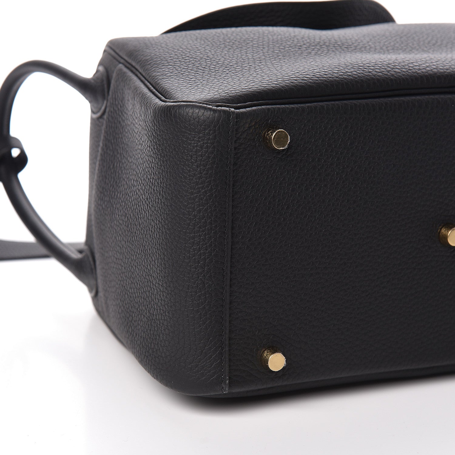 Hermes Taurillon Clemence Lindy 30 Black 8 of 10