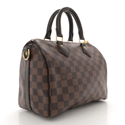 Louis Vuitton Damier Ebene Speedy Bandouliere 25 3 of 9