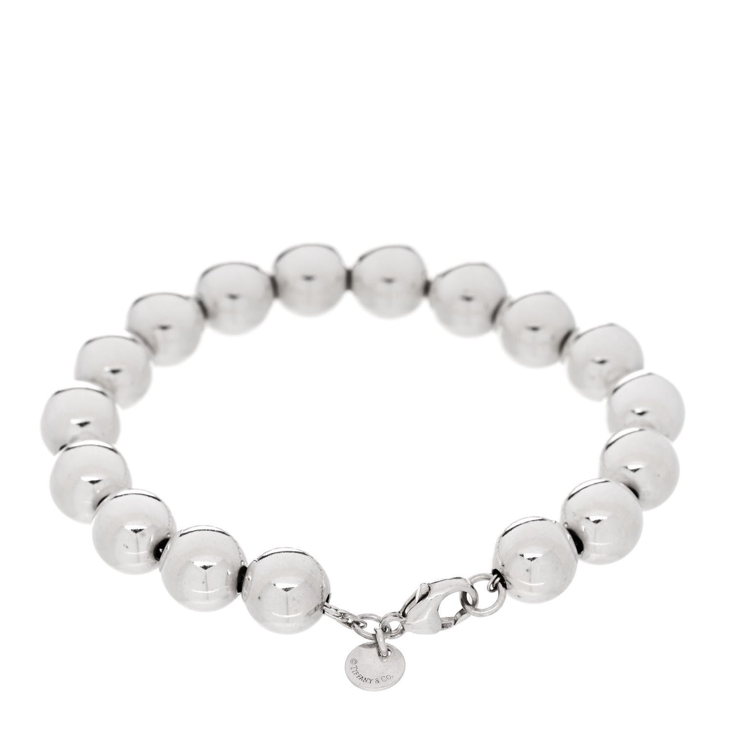 Sterling Silver 10mm Hardwear Ball Bracelet