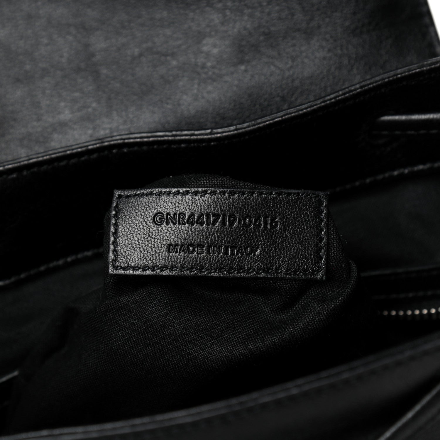 Saint Laurent Calfskin Fringe Festival Backpack Black 8 of 8