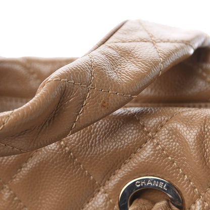 Chanel Caviar Quilted CC Timeless Bowler Dark Beige 11 of 11