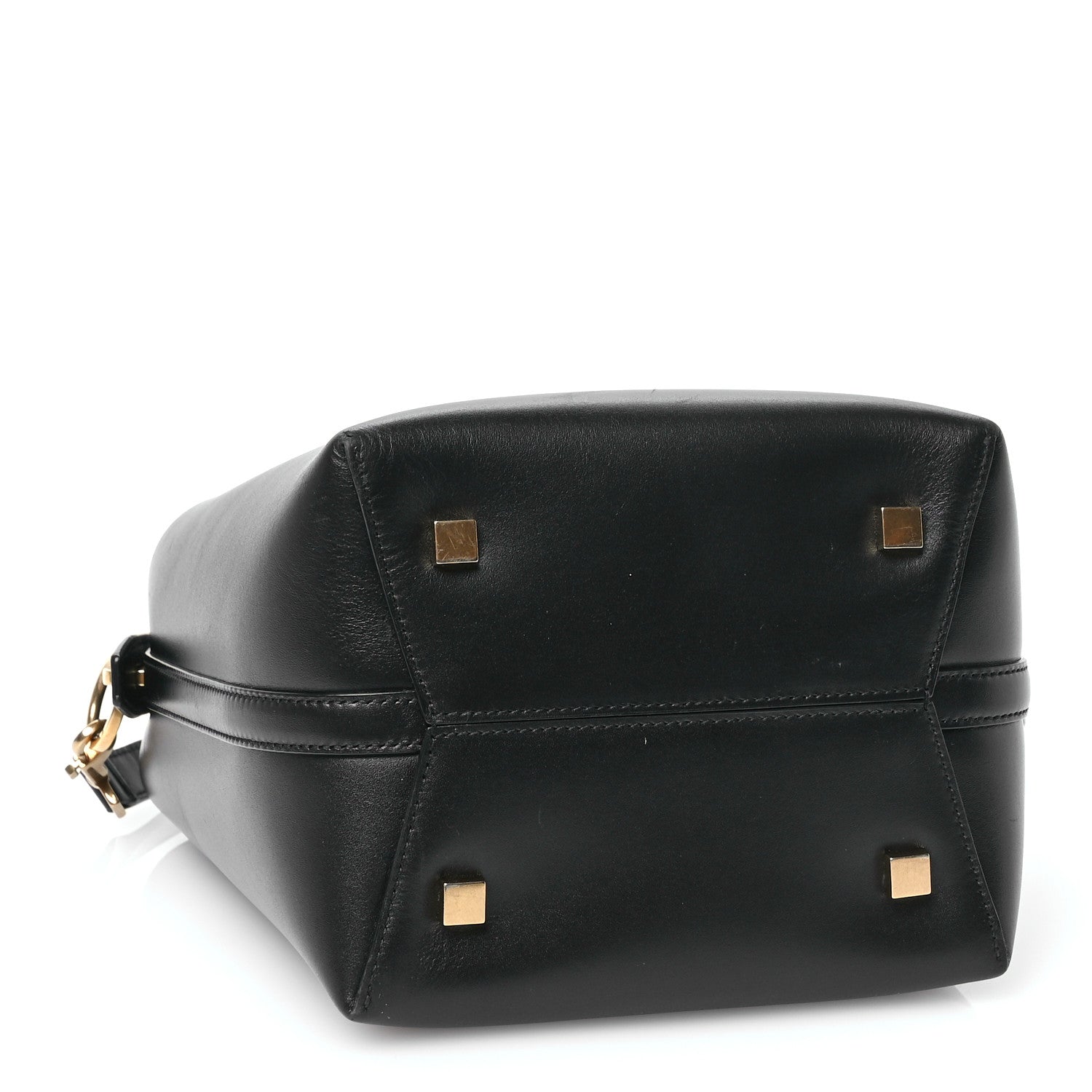 Saint Laurent Shiny Calfskin Le 37 Mini Bucket Bag Black 4 of 10