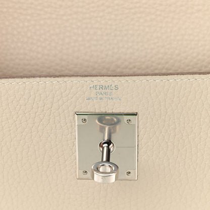 Hermes Taurillon Clemence Kelly Retourne 28 Craie 6 of 12