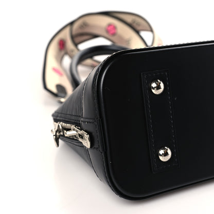 Louis Vuitton Epi Jacquard Alma BB Black 7 of 8