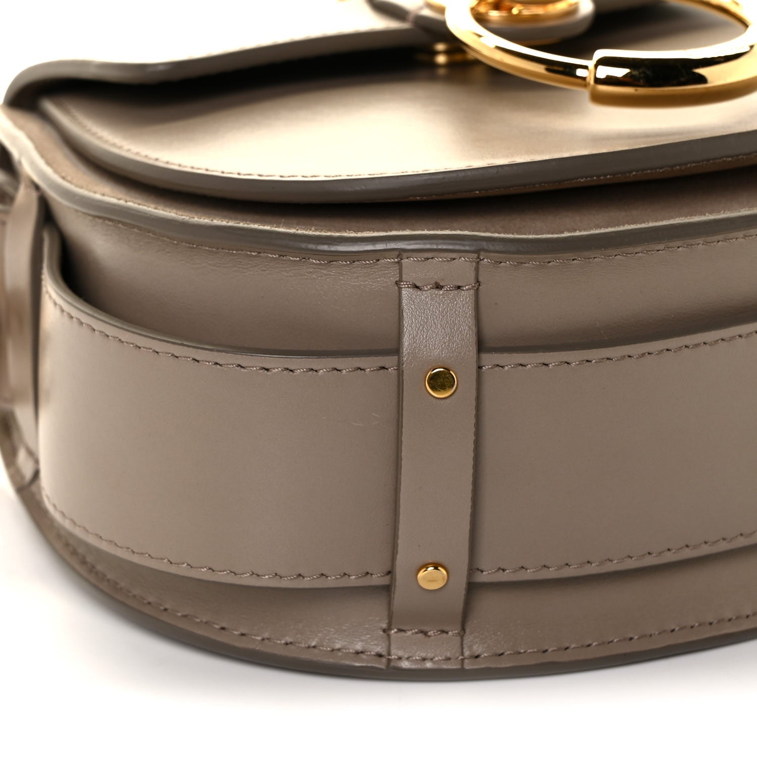 Chloe Calfskin Small Tess Bag Motty Grey 7 of 8