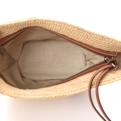Loewe Raffia Crossbody Bag Natural Tan 5 of 9