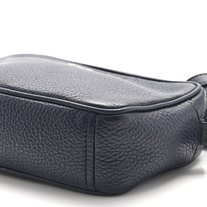 Prada Vitello Daino Mini Camera Crossbody Bag Blue 8 of 8