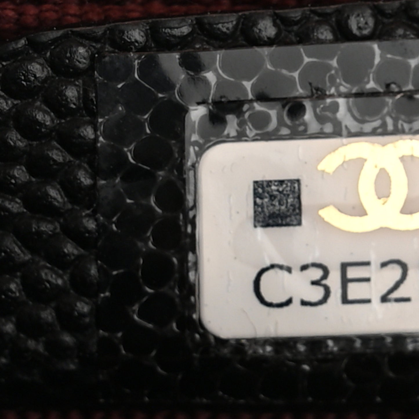 Caviar Quilted Small Cosmetic Case Black