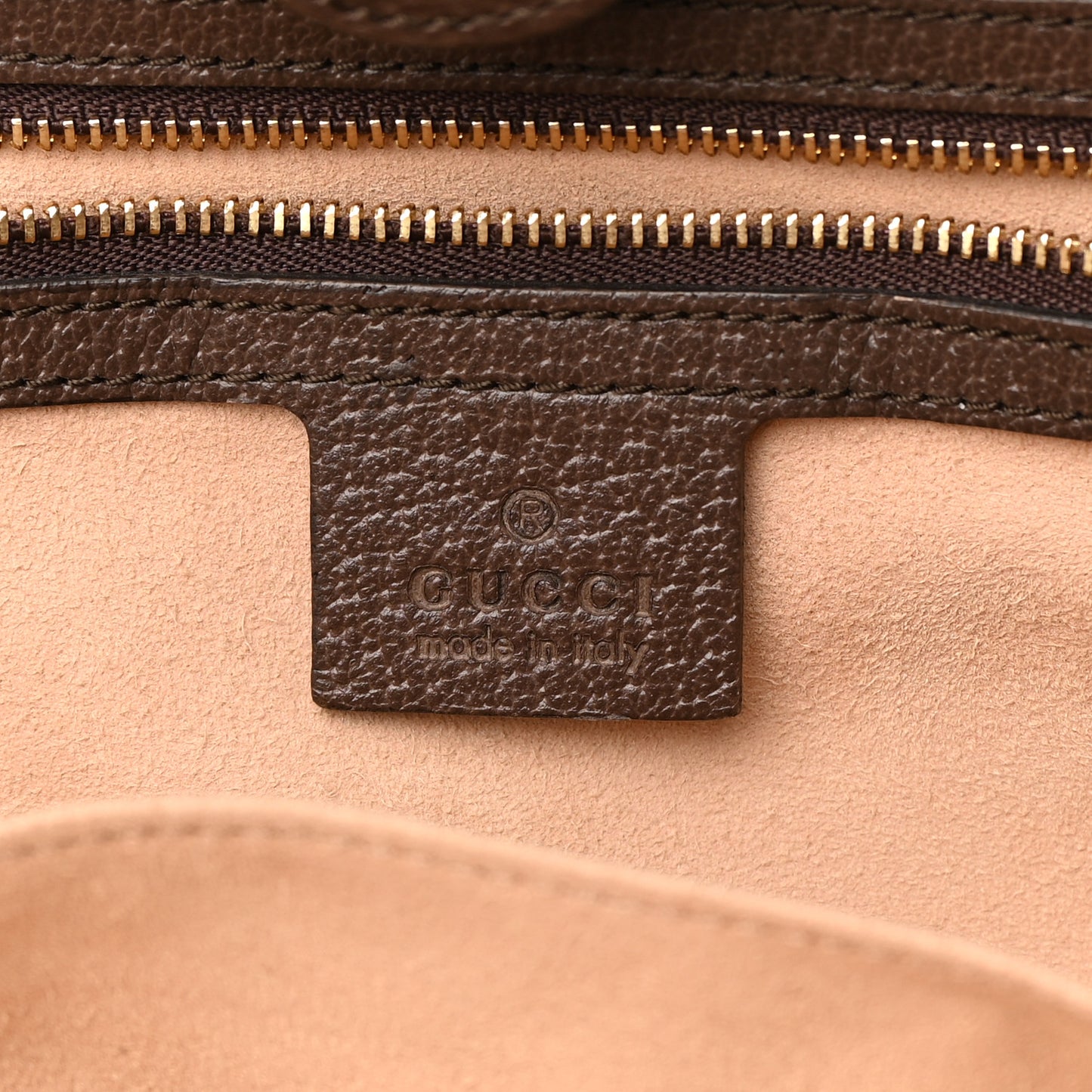 GG Supreme Monogram Medium Ophidia Shopping Tote Brown