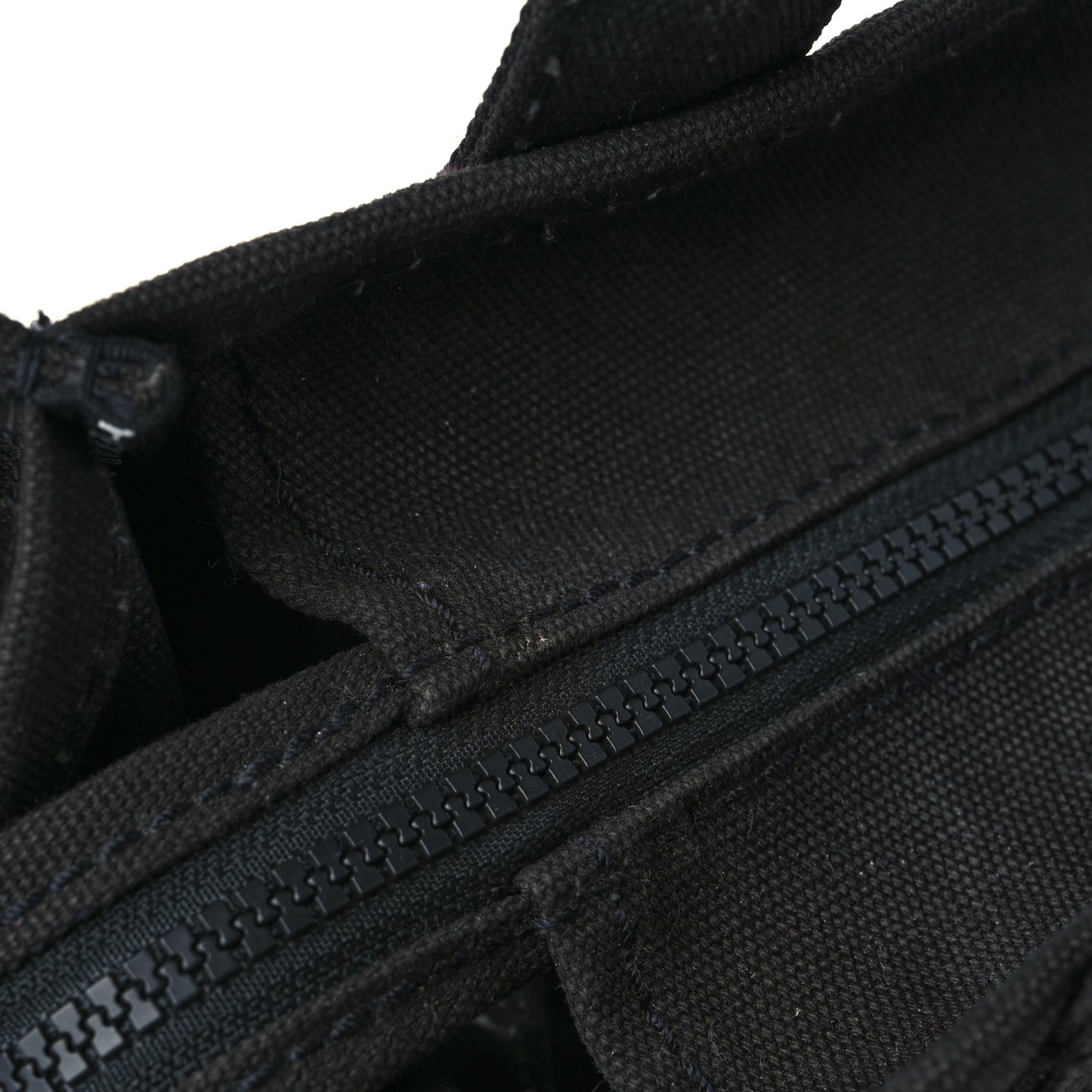 Cotton Canvas Mini The Traveler Tote Bag Black