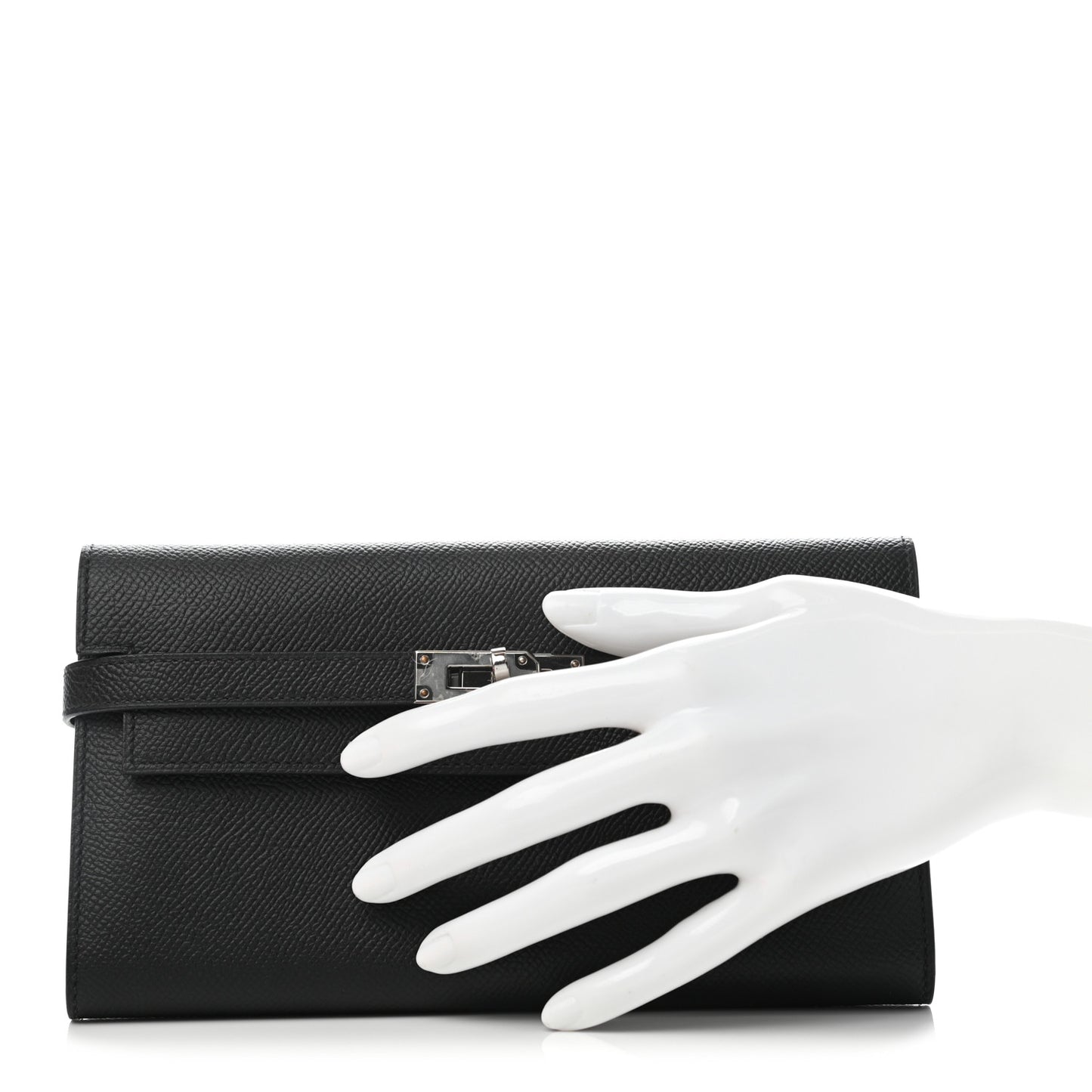 Epsom Kelly Longue Wallet Black