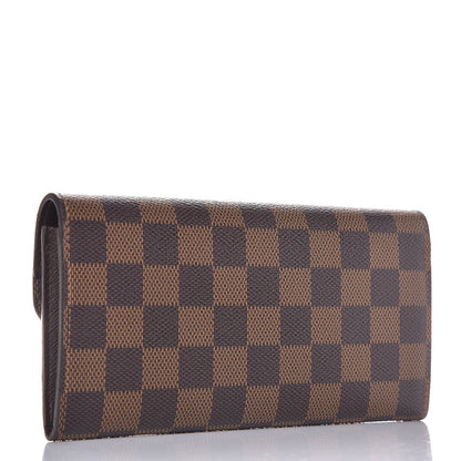 Louis Vuitton Damier Ebene Emilie Wallet 3 of 8