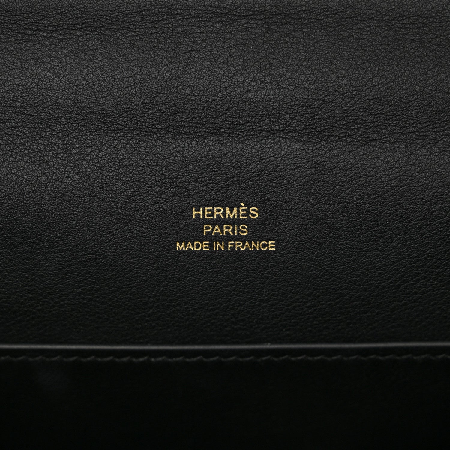 Hermes Swift Kelly Pochette Clutch Black 6 of 15