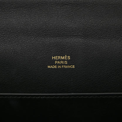 Hermes Swift Kelly Pochette Clutch Black 6 of 15