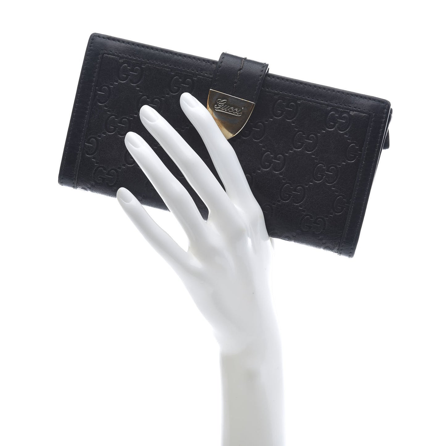 Guccissima Signoria Continental Wallet Black