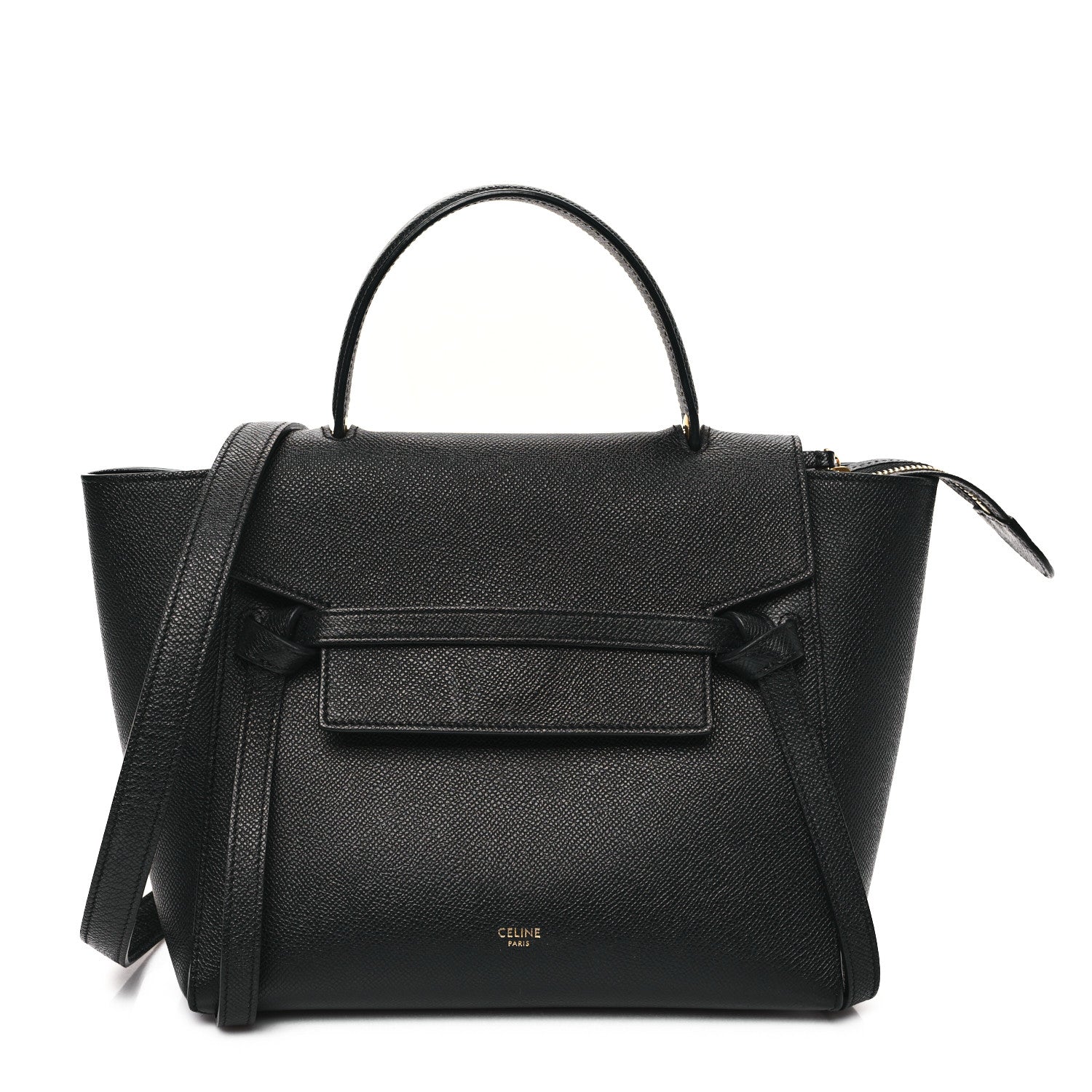 Celine Grained Calfskin Micro Belt Bag Black 1 of 11