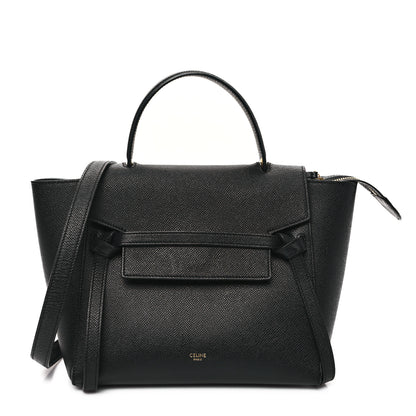 Celine Grained Calfskin Micro Belt Bag Black 1 of 11