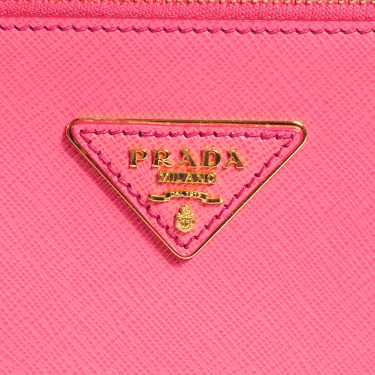 Prada Saffiano Lux Medium Double Zip Tote Tamaris 6 of 10
