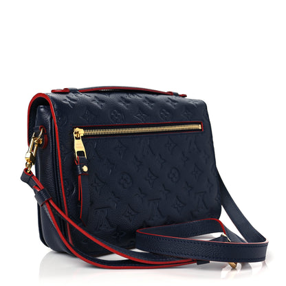 Louis Vuitton Empreinte Pochette Metis Marine Rouge 3 of 8