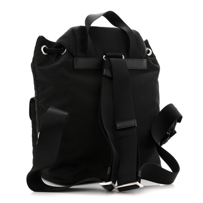 Prada Tessuto Nylon Saffiano Small Backpack Black 3 of 10