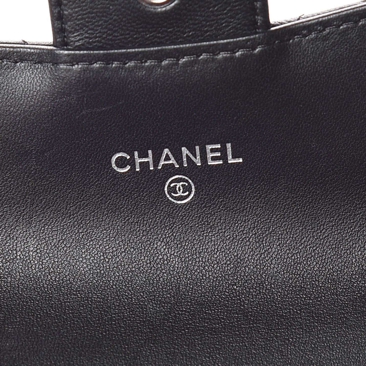 Chanel Lambskin Quilted Flap Card Holder Black 7 of 11