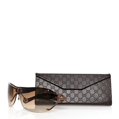 Gucci Crystal GG Sunglasses GG2807/S Brown 7 of 7