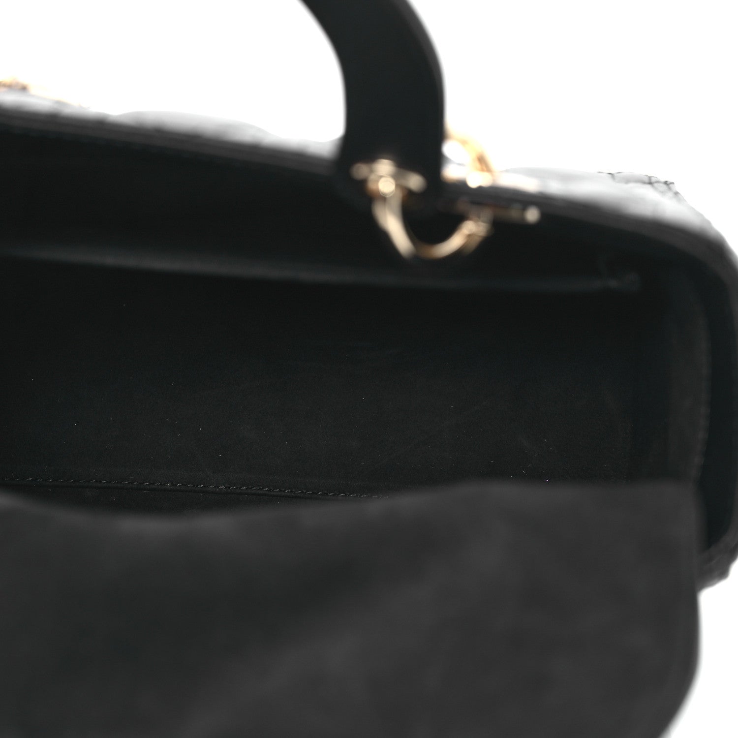 Christian Dior Lambskin Cannage Medium Lady Dior Black 5 of 11