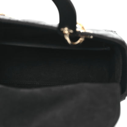 Christian Dior Lambskin Cannage Medium Lady Dior Black 5 of 11