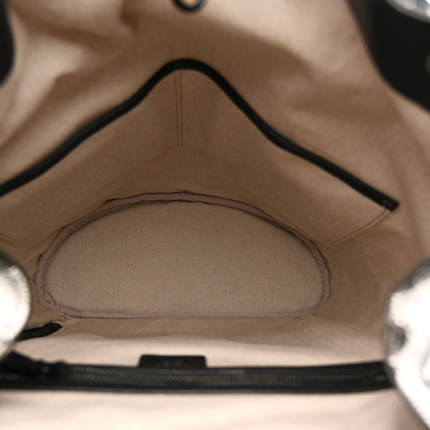 MCM Canvas Nappa Cubic Monogram Medium Brandenburg Backpack Black White 5 of 9
