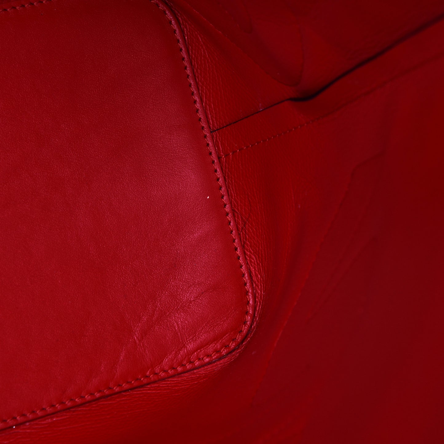 Calfskin Patent Logo Spikes East West Cabata Tote Red