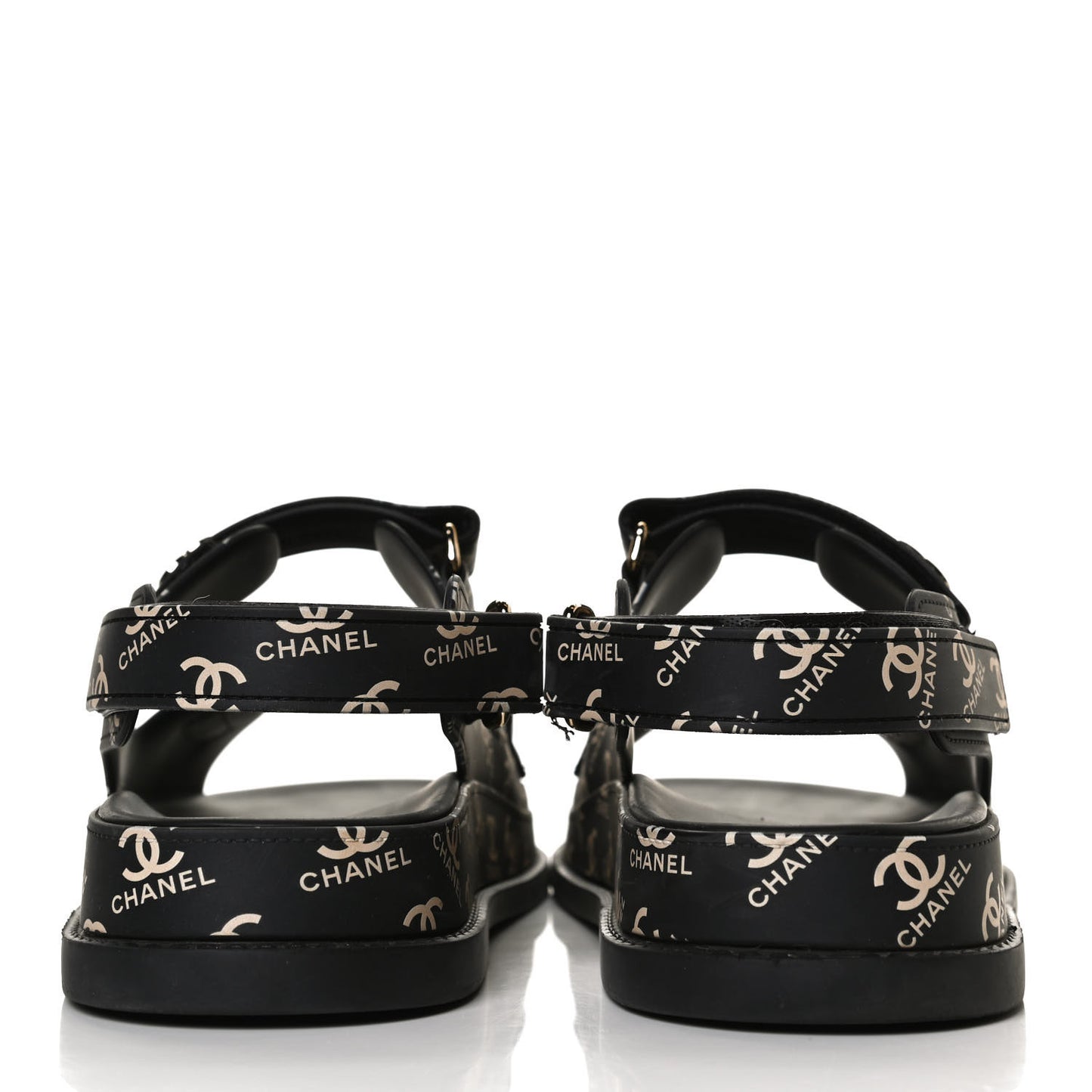 Rubber CC Dad Sandals 40 Black