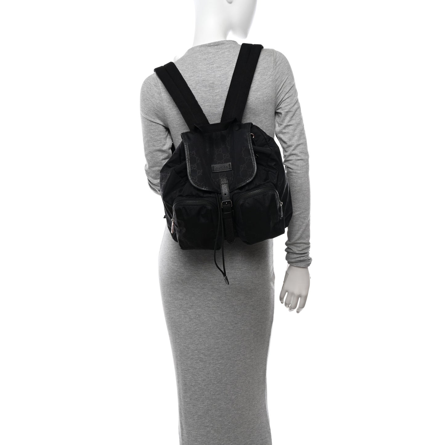 Nylon Monogram Medium Light Single Buckle Backpack