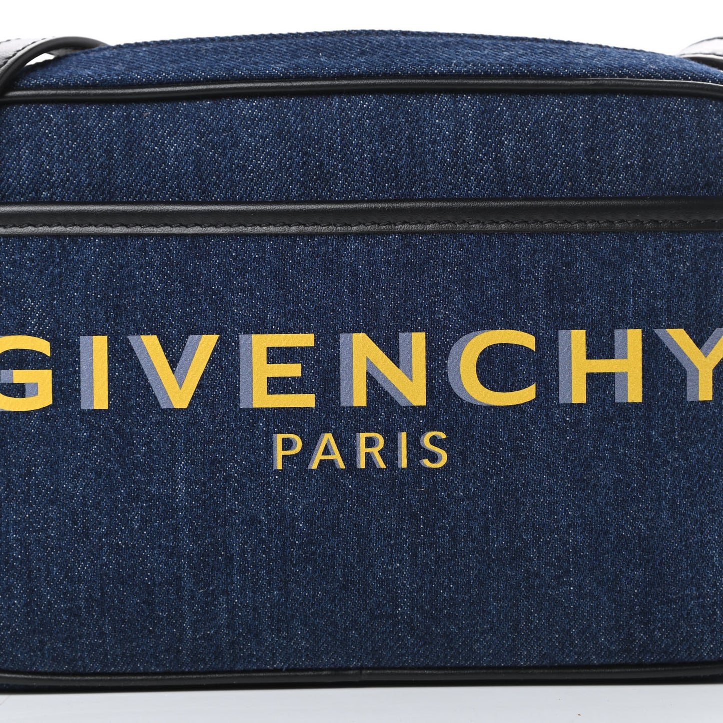 Denim Logo Bond Camera Bag Blue