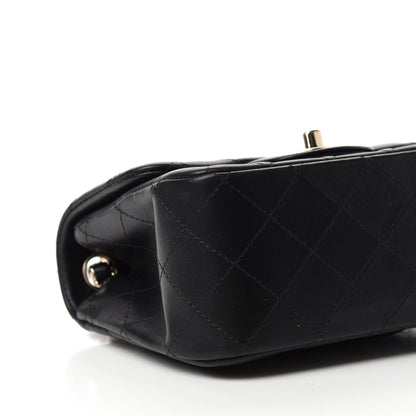 Chanel Lambskin Quilted Mini Square Flap Black 6 of 11