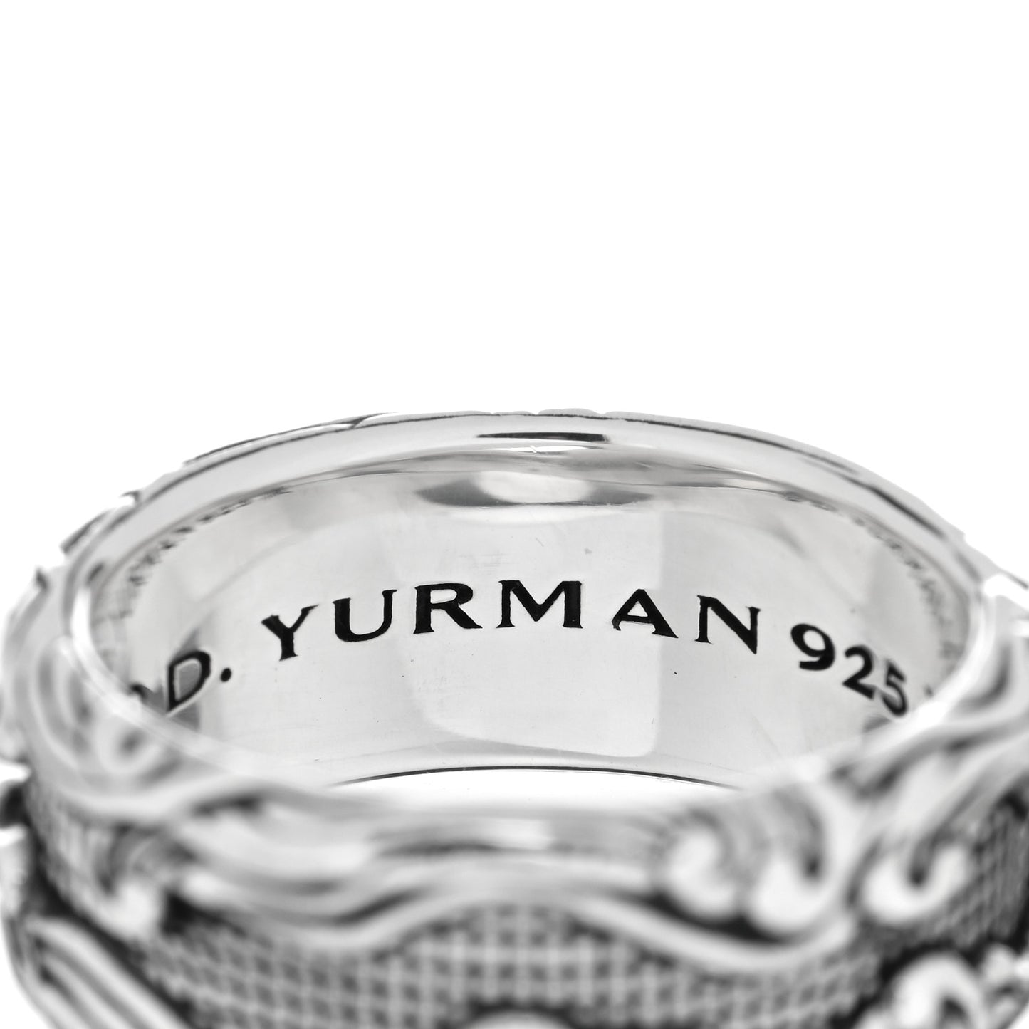 Sterling Silver Waves Band Ring 62 10