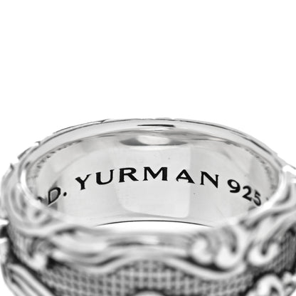 David Yurman Sterling Silver Waves Band Ring 62 10 4 of 4