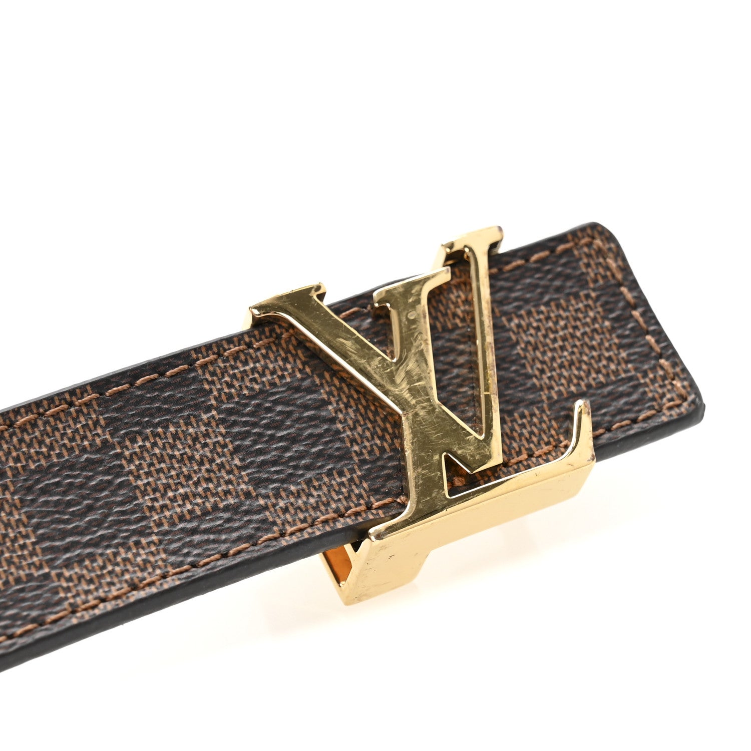 Louis Vuitton Mini Damier Ebene 25mm LV Initiales Belt 80 32 7 of 8