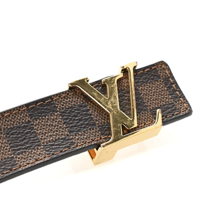 Louis Vuitton Mini Damier Ebene 25mm LV Initiales Belt 80 32 7 of 8