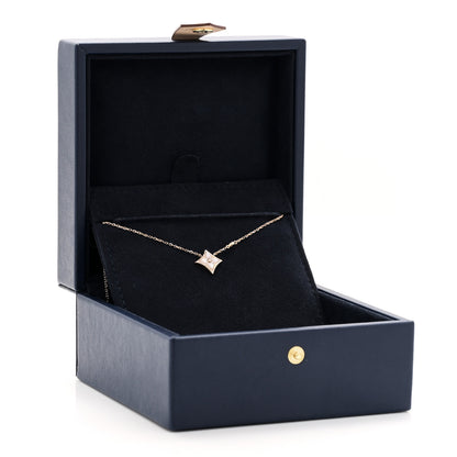 Louis Vuitton 18K Pink Gold Diamond Pink Mother of Pearl Color Blossom BB Star Pendant Necklace 7 of 7