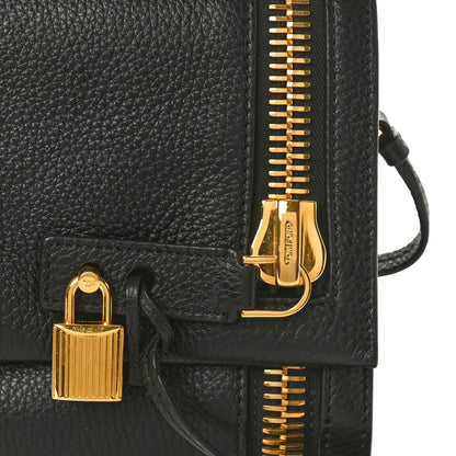 Tom Ford Pebbled Calfskin Alix Zip Crossbody Black 7 of 9