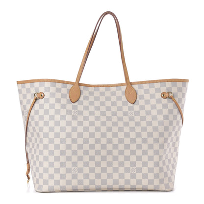 Louis Vuitton Damier Azur Neo Neverfull GM Rose Ballerine 1 of 11